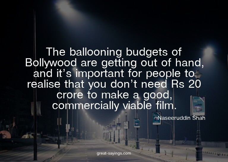 The ballooning budgets of Bollywood are getting out of