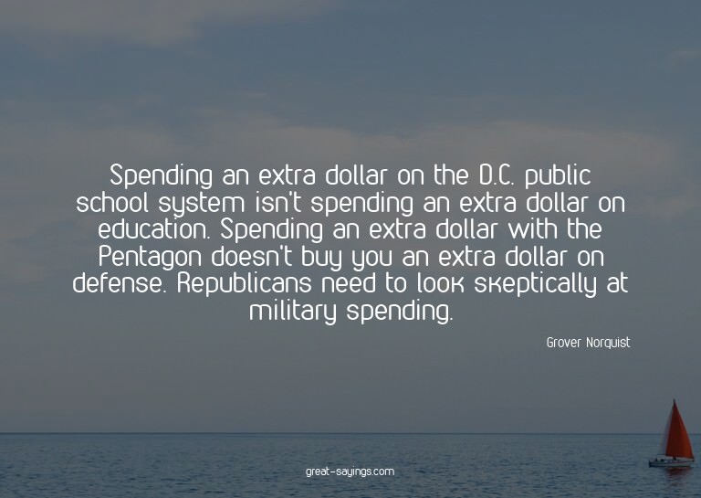 Spending an extra dollar on the D.C. public school syst