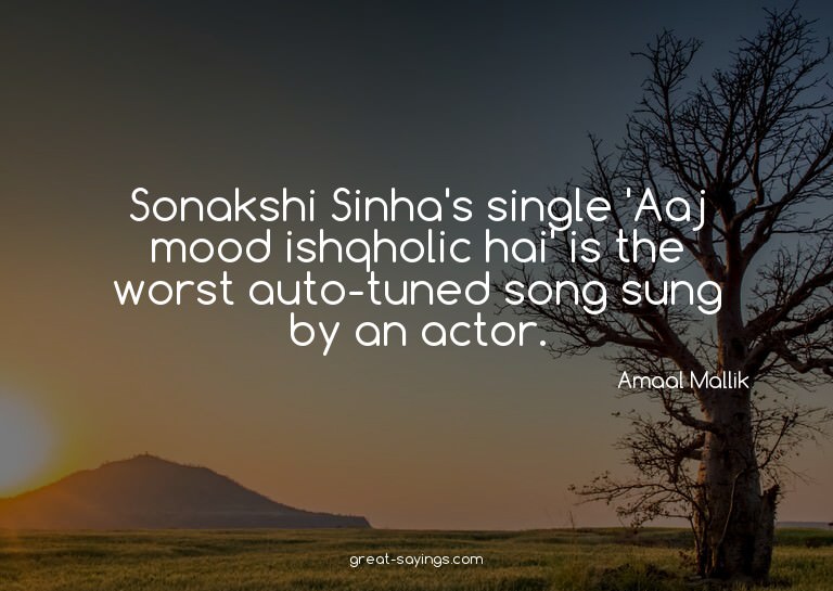 Sonakshi Sinha's single 'Aaj mood ishqholic hai' is the