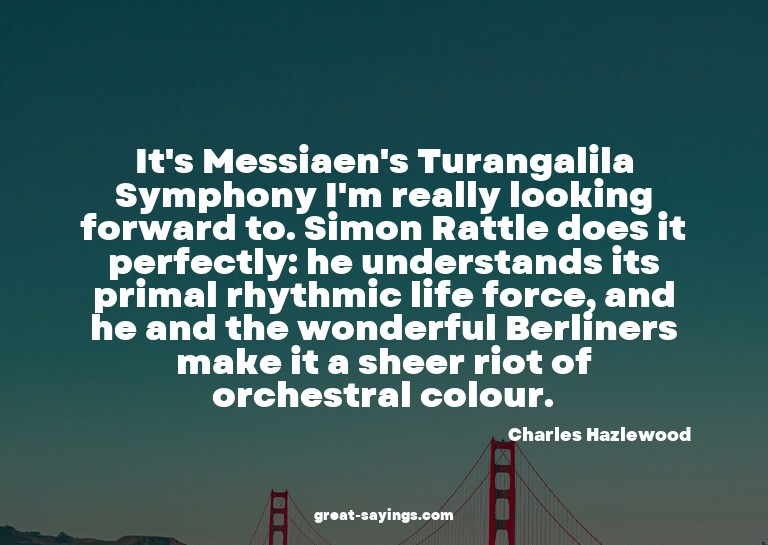 It's Messiaen's Turangalila Symphony I'm really looking