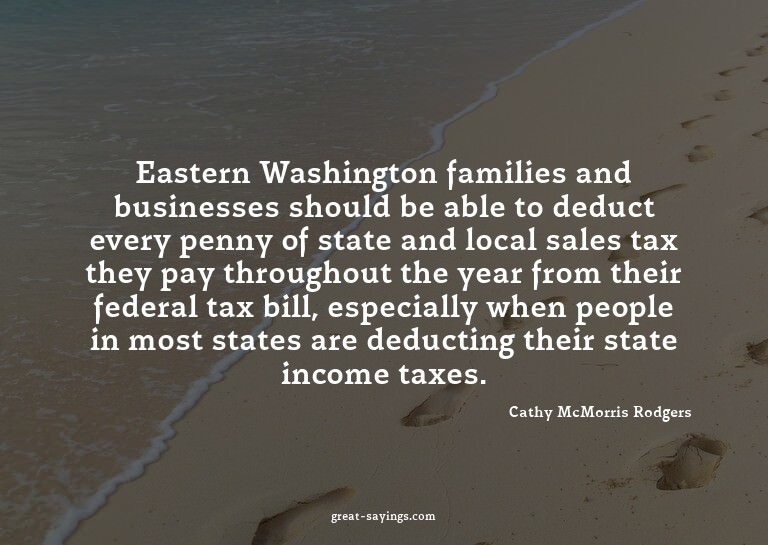 Eastern Washington families and businesses should be ab