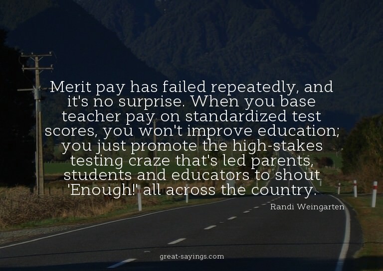 Merit pay has failed repeatedly, and it's no surprise.