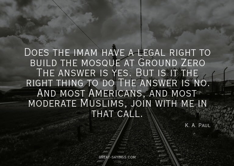 Does the imam have a legal right to build the mosque at