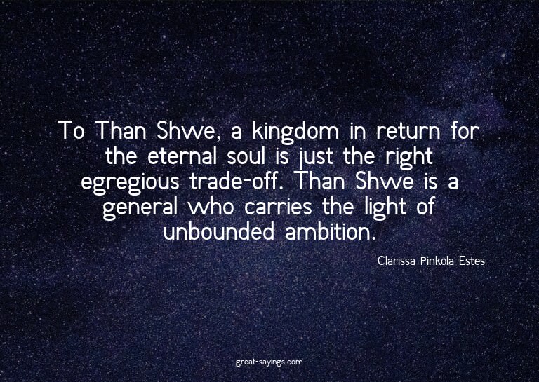 To Than Shwe, a kingdom in return for the eternal soul