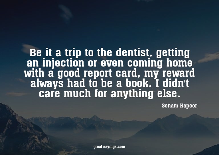 Be it a trip to the dentist, getting an injection or ev