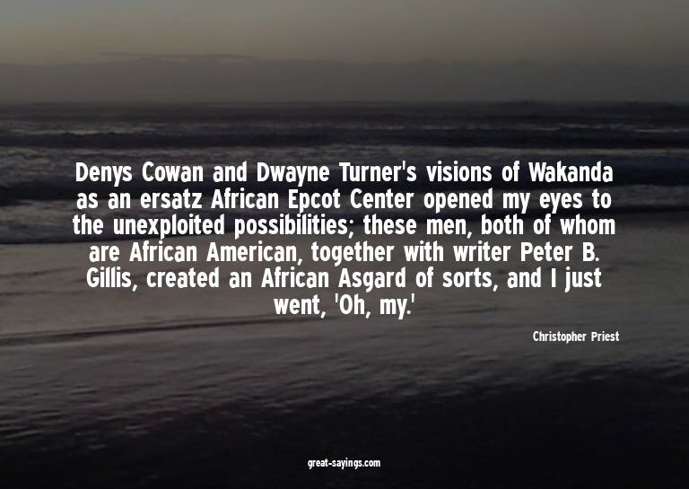 Denys Cowan and Dwayne Turner's visions of Wakanda as a