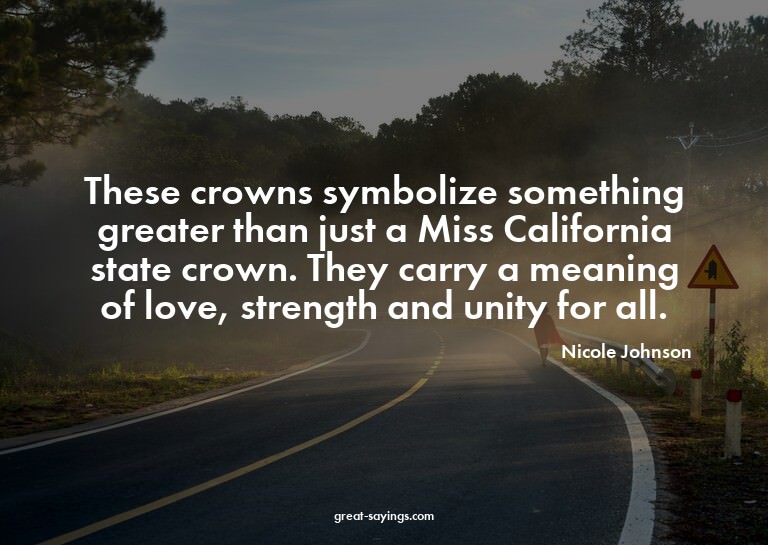 These crowns symbolize something greater than just a Mi