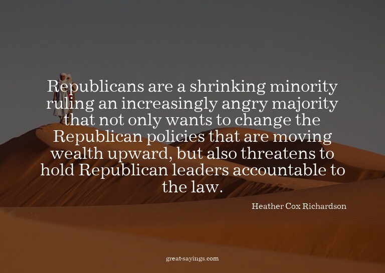 Republicans are a shrinking minority ruling an increasi