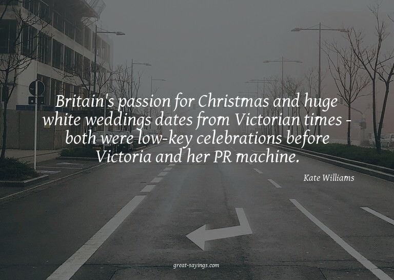 Britain's passion for Christmas and huge white weddings