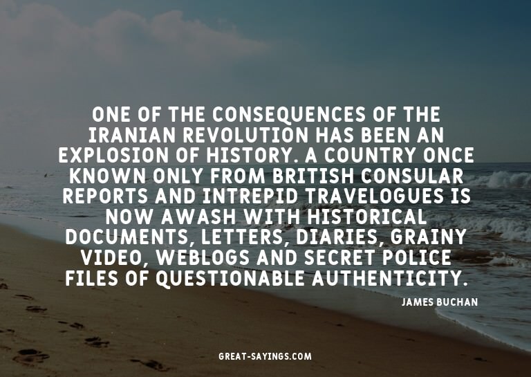 One of the consequences of the Iranian revolution has b