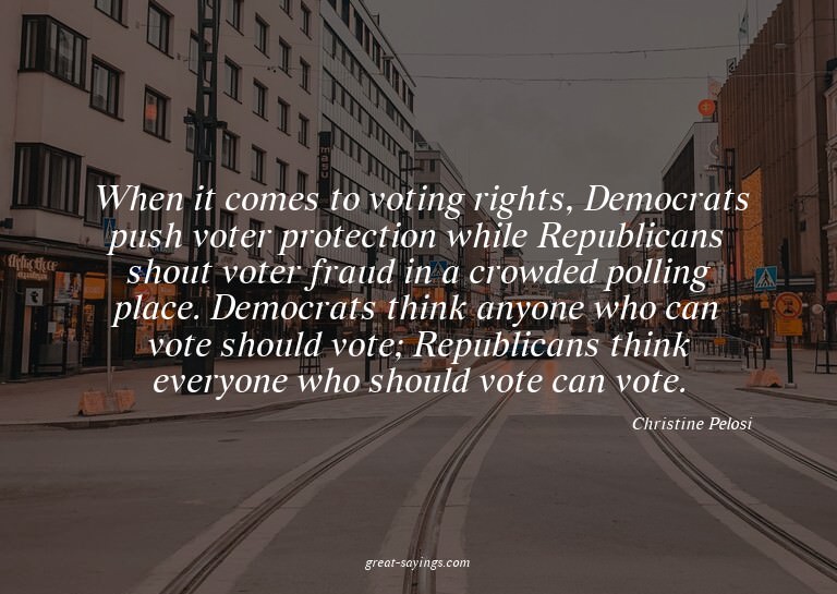 When it comes to voting rights, Democrats push voter pr