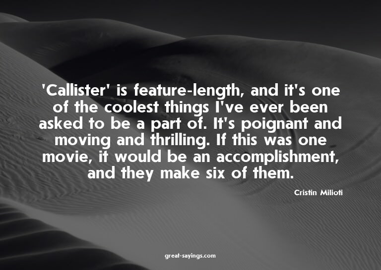 'Callister' is feature-length, and it's one of the cool