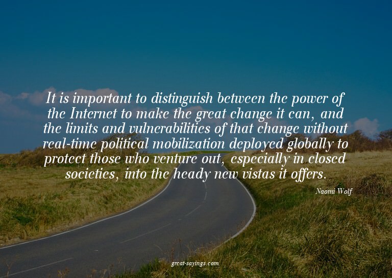 It is important to distinguish between the power of the