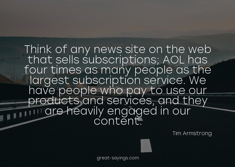 Think of any news site on the web that sells subscripti