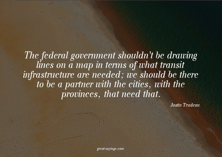 The federal government shouldn't be drawing lines on a