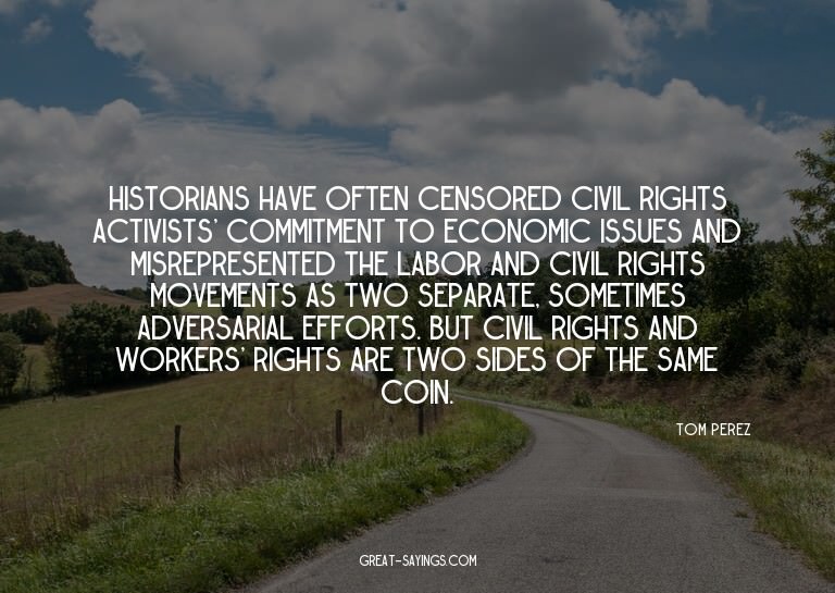 Historians have often censored civil rights activists'