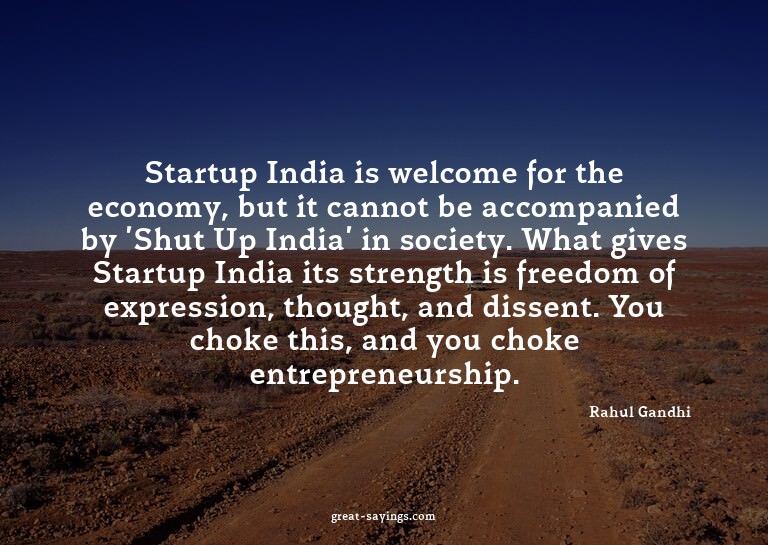Startup India is welcome for the economy, but it cannot