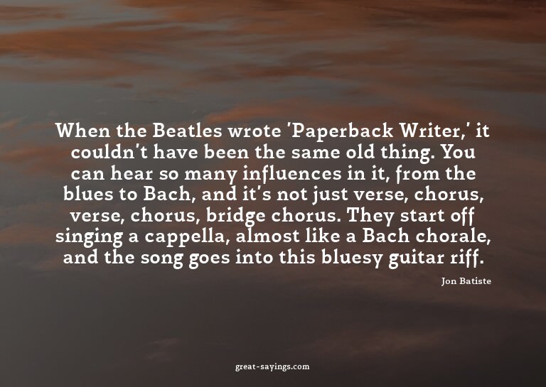 When the Beatles wrote 'Paperback Writer,' it couldn't