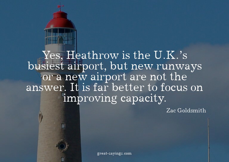 Yes, Heathrow is the U.K.'s busiest airport, but new ru