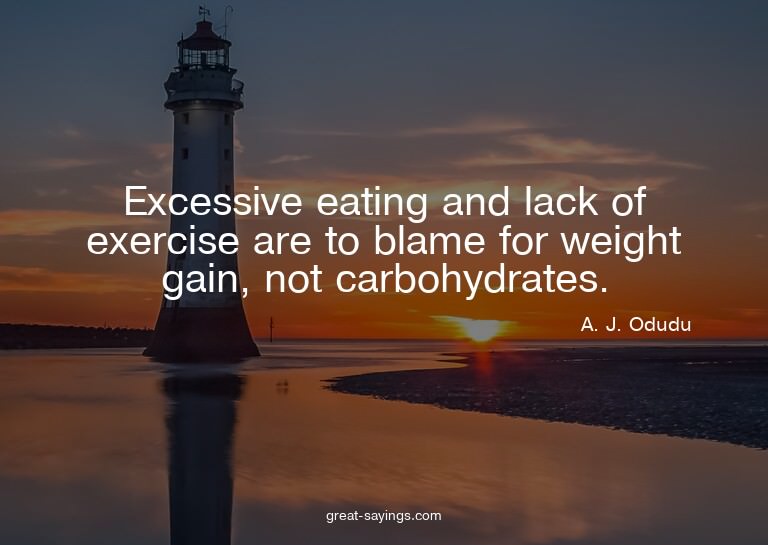 Excessive eating and lack of exercise are to blame for