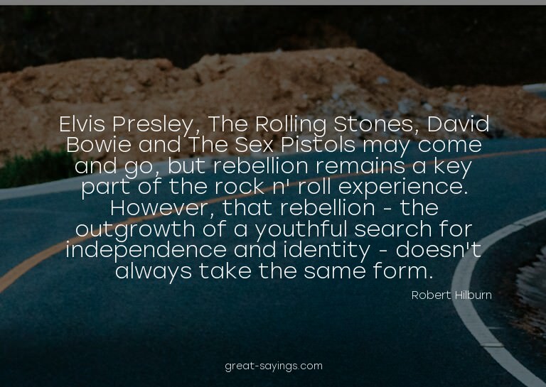 Elvis Presley, The Rolling Stones, David Bowie and The