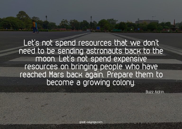 Let's not spend resources that we don't need to be send