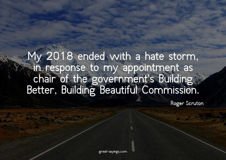 My 2018 ended with a hate storm, in response to my appo