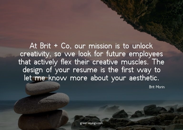 At Brit + Co, our mission is to unlock creativity, so w