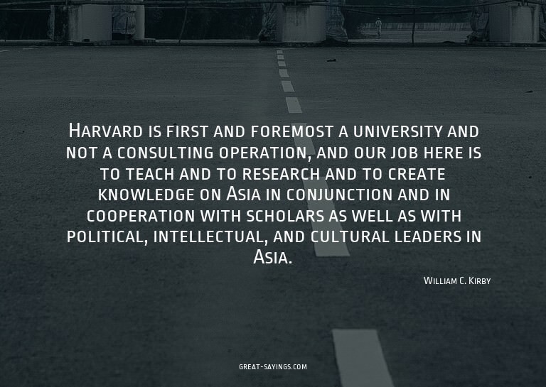 Harvard is first and foremost a university and not a co