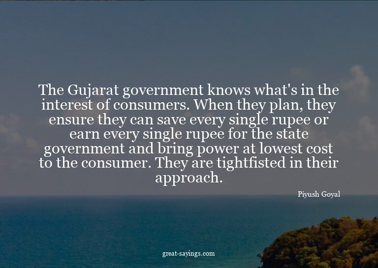 The Gujarat government knows what's in the interest of