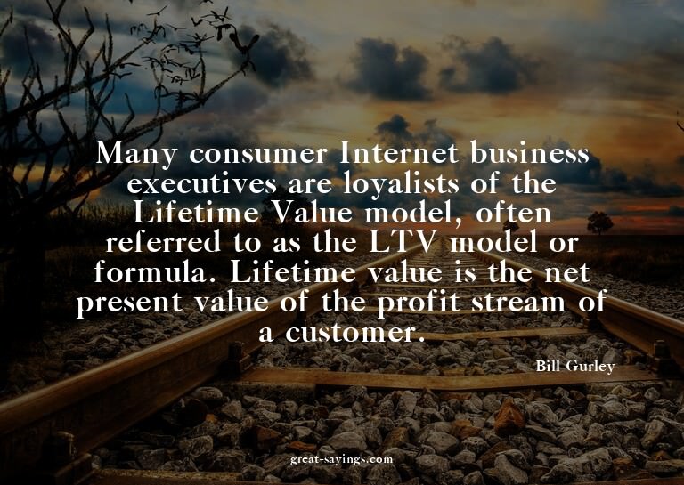 Many consumer Internet business executives are loyalist