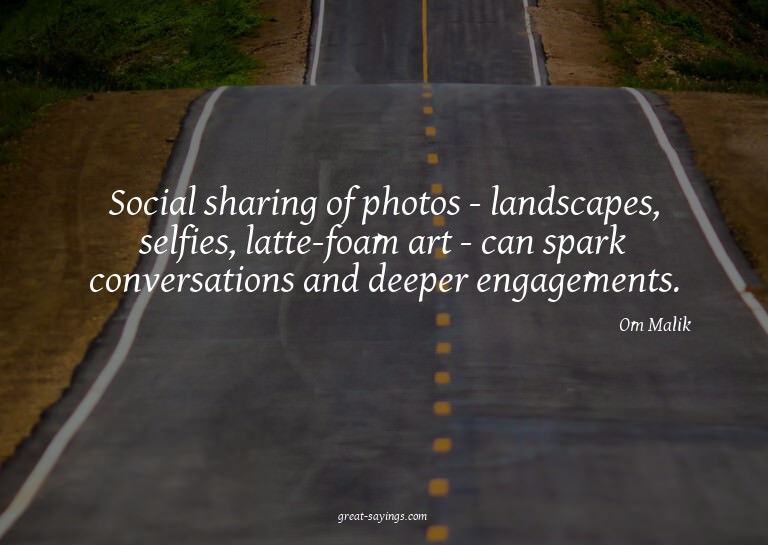 Social sharing of photos - landscapes, selfies, latte-f