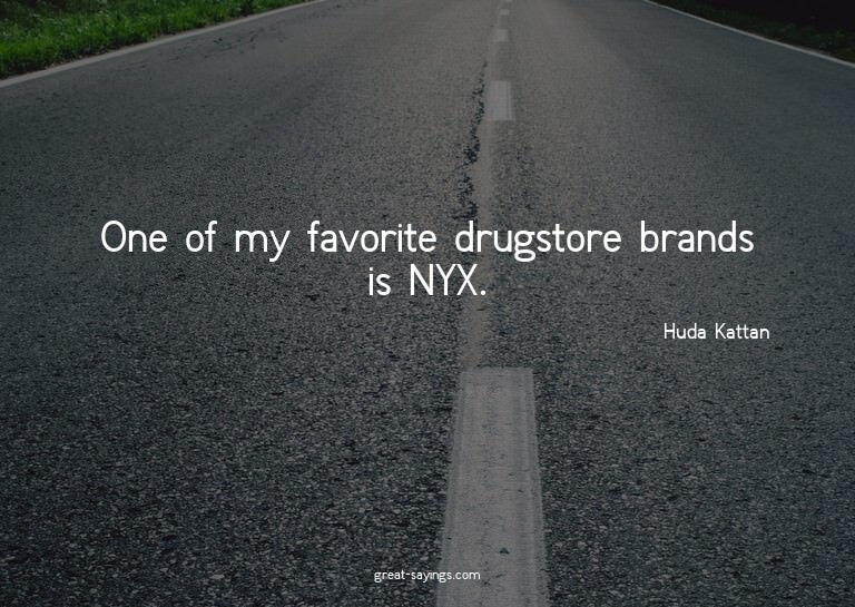 One of my favorite drugstore brands is NYX.

