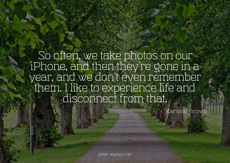 So often, we take photos on our iPhone, and then they'r