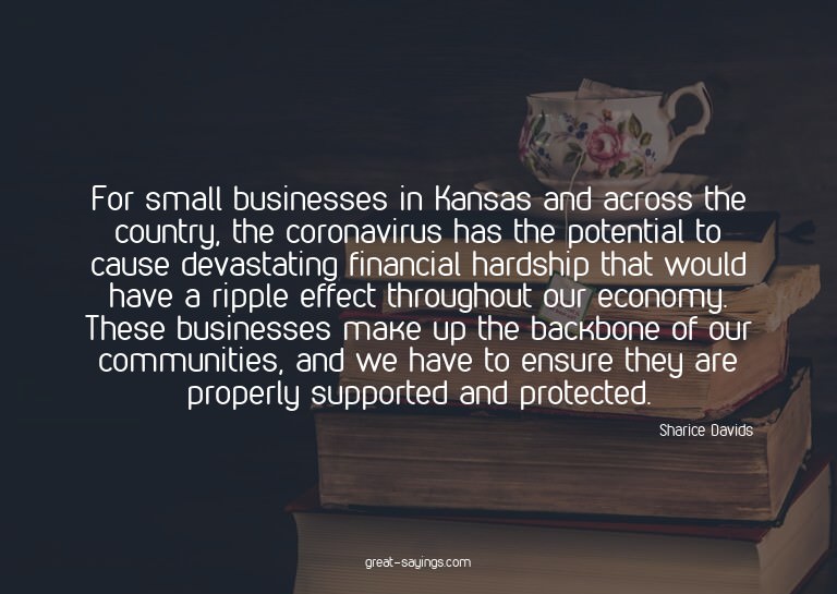 For small businesses in Kansas and across the country,