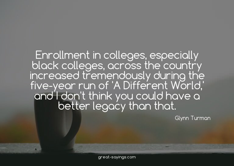 Enrollment in colleges, especially black colleges, acro