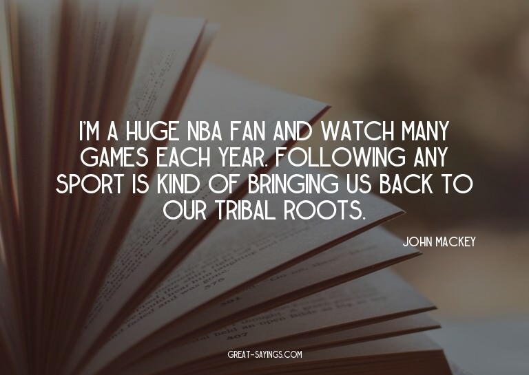 I'm a huge NBA fan and watch many games each year. Foll