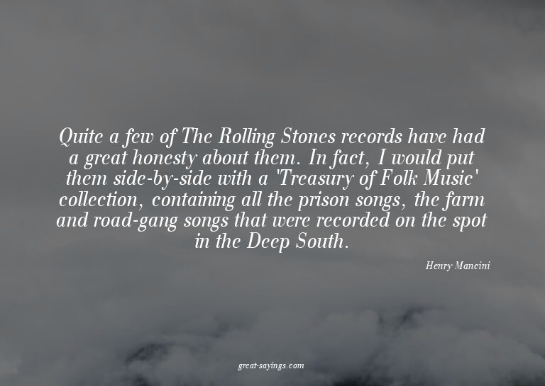 Quite a few of The Rolling Stones records have had a gr