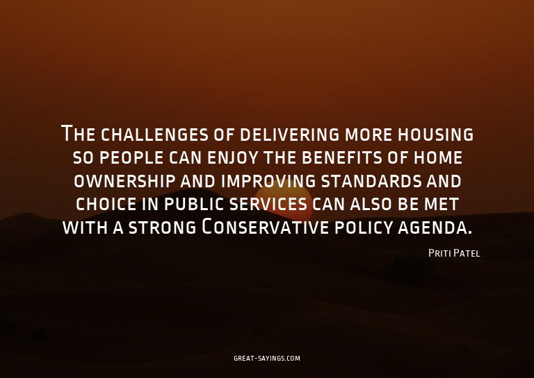 The challenges of delivering more housing so people can