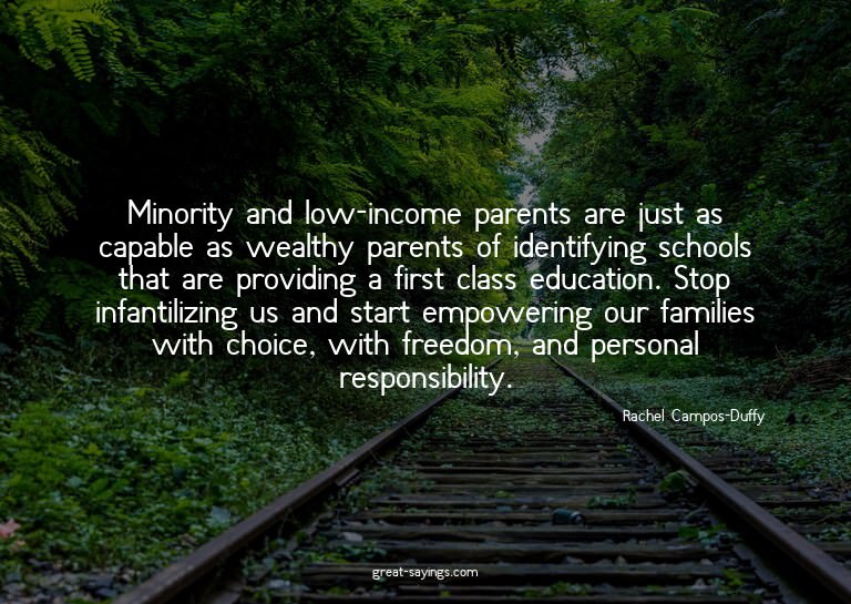Minority and low-income parents are just as capable as