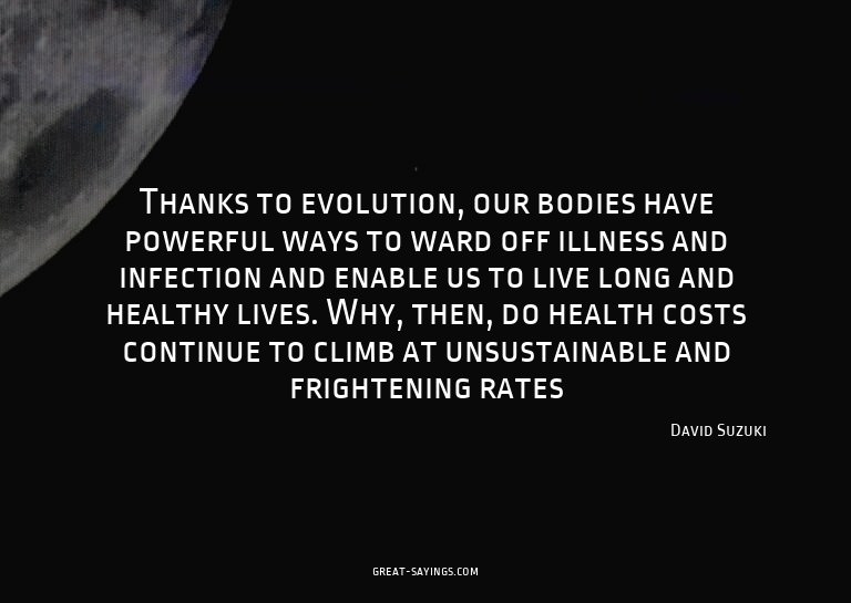 Thanks to evolution, our bodies have powerful ways to w