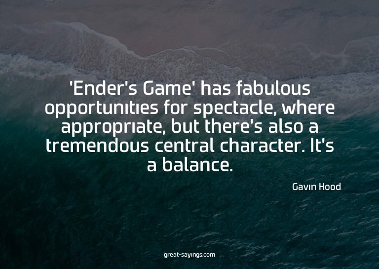 'Ender's Game' has fabulous opportunities for spectacle