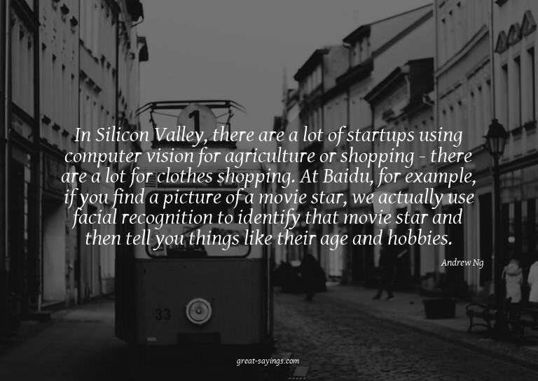 In Silicon Valley, there are a lot of startups using co