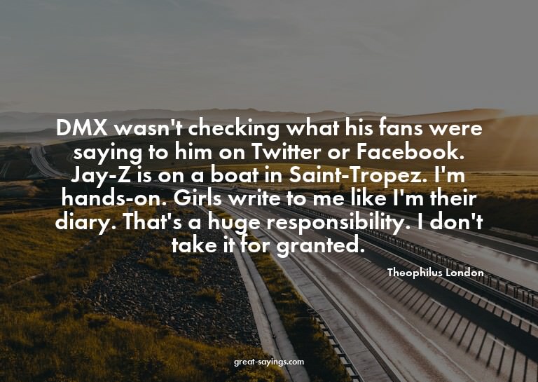 DMX wasn't checking what his fans were saying to him on