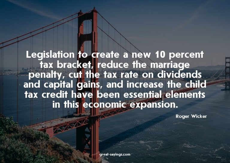 Legislation to create a new 10 percent tax bracket, red