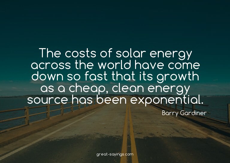 The costs of solar energy across the world have come do